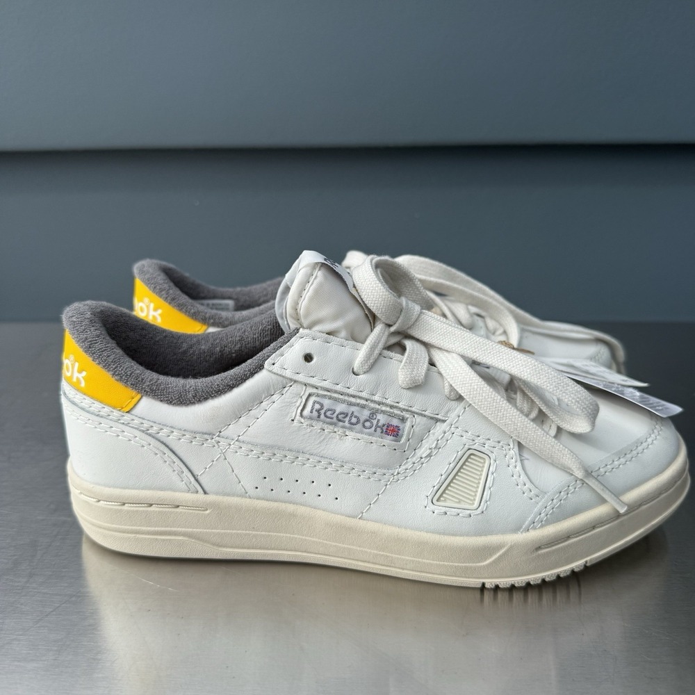 Reebok Classic LT Court Shoes Men's Chalk Yellow Size 6 GW5120
